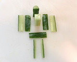 寿司型・模様巻き(アンドロイド・ロボ)作り方5写真