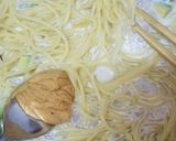 アボカドと豚ミンチの味噌クリームスパ作り方6写真