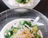 ネバネバ☆麺つゆで！オクラと長芋ソーメン作り方5写真