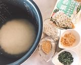 ふりかけで！わかめとじゃこの炊き込みご飯作り方1写真