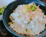 ふりかけで！わかめとじゃこの炊き込みご飯作り方4写真