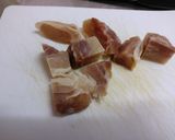 鶏肉とさつま芋と人参の煮物作り方3写真