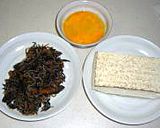 ひじきの煮物☆簡単炒り豆腐作り方1写真
