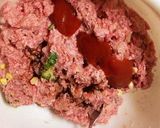 レンジ蒸しハンバーグ❤野菜もソースもIN作り方3写真