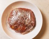 レンジ蒸しハンバーグ❤野菜もソースもIN作り方4写真