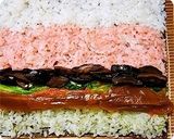 ひな祭りカラー❀三色太巻き寿司作り方6写真