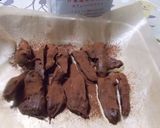 夏みかんの皮と実で♡チョコがけしたお菓子作り方3写真