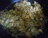 野菜でかさましチャーハン作り方3写真