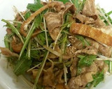鶏ささみの油揚げと水菜のごま和え♪作り方5写真