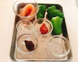 激ウマです♬ピーマン、ササミの梅味噌和え作り方1写真