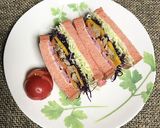 ビーツ入りピンクの食パン HB作り方6写真