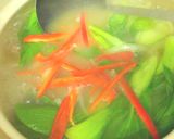 青梗菜と春雨スープ作り方4写真