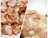 さつま芋と鶏肉の照り照り～生姜と味噌で～作り方1写真