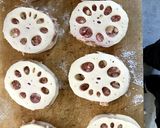 レンコンの豚ミンチはさみ焼き作り方5写真