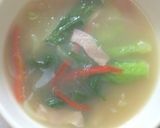 青梗菜と春雨スープ作り方5写真