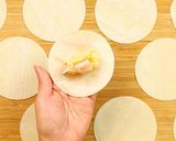 チーズトロ〜りポテト餃子作り方3写真