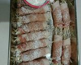 こってり☆豚ロースのもやし巻き作り方2写真