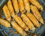 こってり☆豚ロースのもやし巻き作り方5写真