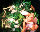 簡単！ほうれん草としめじの醤油マヨ炒め作り方7写真