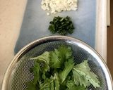 セロリの葉っぱで！ガパオ風ライス作り方1写真