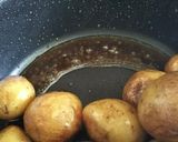 皮ごと新じゃがの煮っころがし作り方5写真