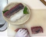 刺身の切り方(いなだの刺身)作り方4写真