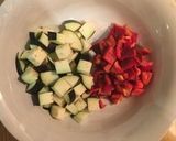 鶏むね肉の夏野菜ソース作り方3写真
