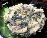 カルボナーラ風 ほうれん草としめじサラダ作り方3写真