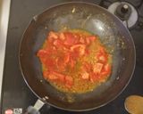 フレッシュトマトと生帆立の炒め物作り方4写真