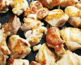 さつま芋と鶏肉の照り照り～生姜と味噌で～作り方4写真