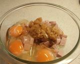 魚肉ソーセージと福神漬けのオムレツ作り方6写真