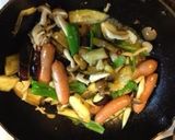 ごま油のペペロンチーノ風パスタ作り方4写真