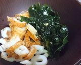 シンプル【竹輪とワカメのわさび醤油和え】作り方5写真