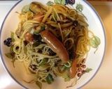 ごま油のペペロンチーノ風パスタ作り方6写真