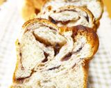 あん食パン～黒糖きな粉粒あん三つ編みパン作り方27写真