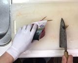 ぶり(いなだ)あらの処理作り方1写真