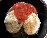 ヘルシー豆腐ハンバーグトマトソース作り方10写真