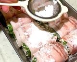 ヘルシー甘辛豚バラ巻き作り方5写真