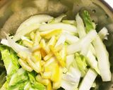 レモンでサッパリ鶏皮白菜サラダ作り方2写真