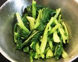 ごま油香る.*。勝山水菜のナムル作り方2写真