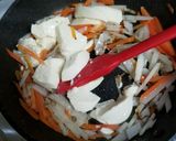 お豆腐入のヒジキ煮作り方2写真