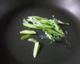 ケールの醤油炒め作り方2写真
