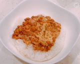 とろけるチーズと納豆の、納豆チーズごはん作り方2写真
