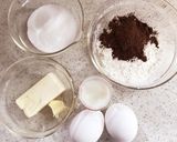 ココアのビクトリアサンドケーキ風♡作り方1写真