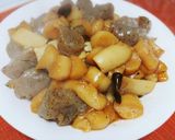 麩とこんにゃくときのこの煮物作り方6写真