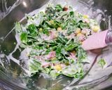 明日葉と豚肉、コーンdeかき揚げ☆作り方4写真