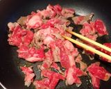 大葉香る牛肉と舞茸のバター醤油ソテー作り方2写真