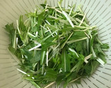 具だくさん！水菜の煮浸し作り方1写真