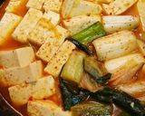 サバ缶の純豆腐風辛スープ作り方4写真