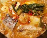 サバ缶の純豆腐風辛スープ作り方7写真